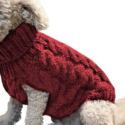 OEM Pull Pour Chien, Manteau Chaud Pour Animaux De Compagnie, Pull D'Hiver En Laine Tricotée Pour Chiens De Petite Et Moyenne Taille (rouge, M) OEM Pull Pour Chien, Manteau Chaud Pour Animaux De Compagnie, Pull D'Hiver En Laine Tricotée Pour Chiens De Petite Et Moyenne Taille (rouge, M)