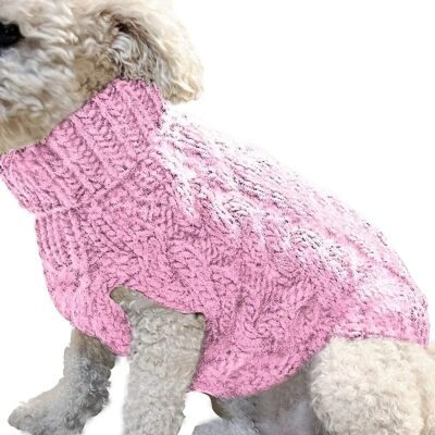 OEM Pull Pour Chien, Manteau Chaud Pour Animaux De Compagnie, Pull D'Hiver En Laine Tricotée Pour Chiens De Petite Et Moyenne Taille (rose, L) OEM Pull Pour Chien, Manteau Chaud Pour Animaux De Compagnie, Pull D'Hiver En Laine Tricotée Pour Chiens De Petite Et Moyenne Taille (rose, L)