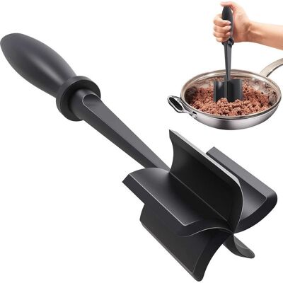 OEM Hachoir À Viande Manuel, Noir 1 X Spatule À Attendrir La Viande Spatule Pour Mélanger, Remuer Et Broyer Le Riz OEM Hachoir À Viande Manuel, Noir 1 X Spatule À Attendrir La Viande Spatule Pour Mélanger, Remuer Et Broyer Le Riz