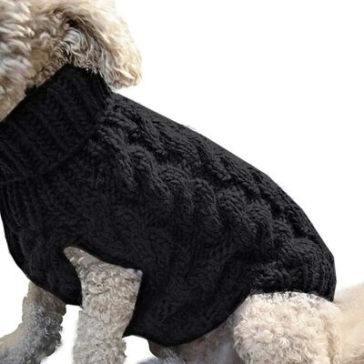 OEM Pull Pour Chien, Manteau Chaud Pour Animaux De Compagnie, Pull D'Hiver En Laine Tricotée Pour Chiens De Petite Et Moyenne Taille (noir, Xl) OEM Pull Pour Chien, Manteau Chaud Pour Animaux De Compagnie, Pull D'Hiver En Laine Tricotée Pour Chiens De Petite Et Moyenne Taille (noir, Xl)