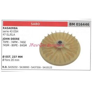 Ventilador De Cubo De Álabe Para Tractor De Césped Cortacésped Serie 43 Esh Sabo 016446 Ventilador De Cubo De Álabe Para Tractor De Césped Cortacésped Serie 43 Esh Sabo 016446