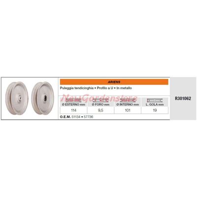 Polea Loca Ariens Para Tractor De Césped R301062 Polea Loca Ariens Para Tractor De Césped R301062