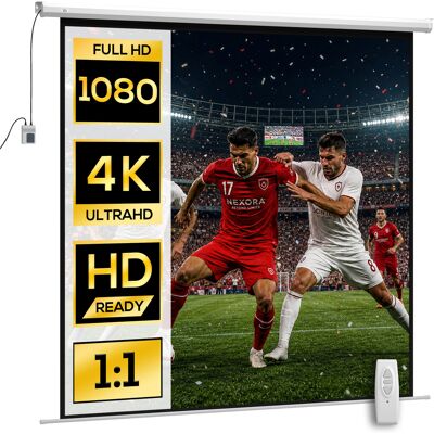 JHY DESIGN Pantalla De Proyección Motorizada De 120 Pulgadas, 4k Hd Eléctrica, Montaje En Pared O Techo, Panel De Control Y Control Remoto. JHY DESIGN Pantalla De Proyección Motorizada De 120 Pulgadas, 4k Hd Eléctrica, Montaje En Pared O Techo, Panel De Control Y Control Remoto.