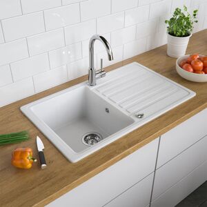 Bergström - Fregadero Empotrado Blanco - Cocina Bergström - Fregadero Empotrado Blanco - Cocina