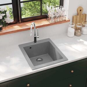 Fregadero Sobrepuesto De Granito Gris Vidaxl Fregadero Sobrepuesto De Granito Gris Vidaxl