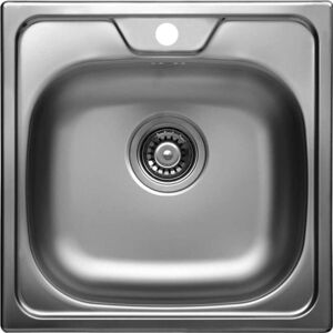 Alveus Allux - Fregadero 48x48 Cm, Acero Inoxidable 1074634 Alveus Allux - Fregadero 48x48 Cm, Acero Inoxidable 1074634