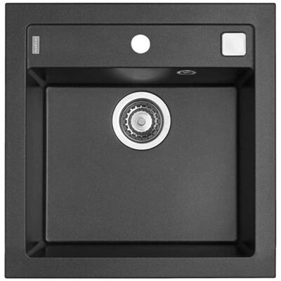 Alveus Formic - Fregadero De Granito 52x51 Cm, Con Control De Desagüe, Twilight 1103766 Alveus Formic - Fregadero De Granito 52x51 Cm, Con Control De Desagüe, Twilight 1103766