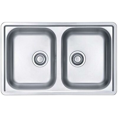 Alveus Line - Fregadero, 79x50 Cm, Acero Inoxidable 1066751 Alveus Line - Fregadero, 79x50 Cm, Acero Inoxidable 1066751