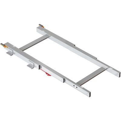 Emuca - Guías Para Mesa Deslizante Twice Top, Aluminio, Anodizado Mate Emuca - Guías Para Mesa Deslizante Twice Top, Aluminio, Anodizado Mate