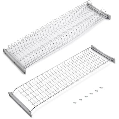 Emuca Escurreplatos Para Módulos Altos Suprastar, Módulo 900mm, Acero, Cromado Emuca Escurreplatos Para Módulos Altos Suprastar, Módulo 900mm, Acero, Cromado