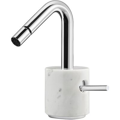 Galindo - Grifo Bidet Mármol Carrara Con Desague Semiautomático 7796011 Galindo - Grifo Bidet Mármol Carrara Con Desague Semiautomático 7796011