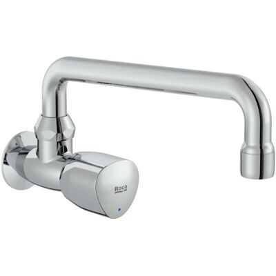 Roca - A5a858ec00 Brava Grifo Fregadero Pared Caño Giratorio 1 Agua Cromo - Ref: A5a858ec00 Roca - A5a858ec00 Brava Grifo Fregadero Pared Caño Giratorio 1 Agua Cromo - Ref: A5a858ec00