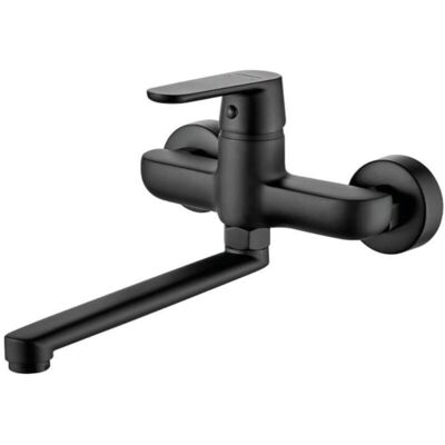 Grifo de cocina negro mural Kuchinox Dima - Monomando Grifo de cocina negro mural Kuchinox Dima - Monomando