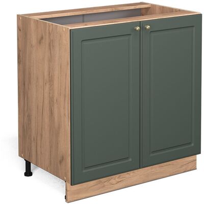 Mueble Fregadero Fame-line, Verde Dorado Casa De Campo, 80 Cm Con Estante, Sin Encimera Vicco Mueble Fregadero Fame-line, Verde Dorado Casa De Campo, 80 Cm Con Estante, Sin Encimera Vicco