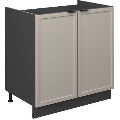 Armario Bajo Para Fregadero Fame-line, Grisbeige, 80 Cm , Et Mármol, Vicco Armario Bajo Para Fregadero Fame-line, Grisbeige, 80 Cm , Et Mármol, Vicco