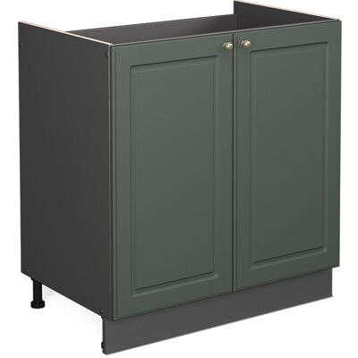 Armario Bajo Para Fregadero Fame-line, Verde Dorado Casa De Campo, 80 Cm Sin Encimera Vicco Armario Bajo Para Fregadero Fame-line, Verde Dorado Casa De Campo, 80 Cm Sin Encimera Vicco