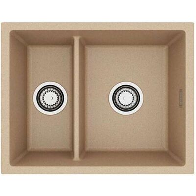 Alveus Omni - Fregadero De Granito, 55x45 Cm, Beige 1150068 Alveus Omni - Fregadero De Granito, 55x45 Cm, Beige 1150068