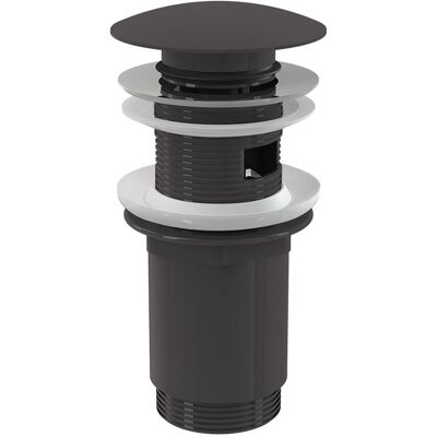 Alcaplast - Alca Drenaje De Fregadero Click Clack De 5/4' Con Rebosadero, Bronce Cepillado (a392-gm-b) Alcaplast - Alca Drenaje De Fregadero Click Clack De 5/4' Con Rebosadero, Bronce Cepillado (a392-gm-b)