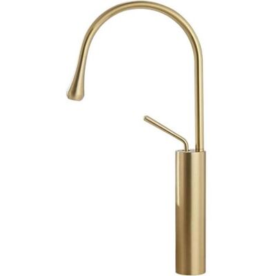 OEM Grifo De Cocina, Mezclador Giratorio De 360°, Grifo De Cocina Con Caño Alto, Grifo Para Fregadero De Agua Fría Y Caliente, Acabado Dorado Cepillado De 45 Cm. OEM Grifo De Cocina, Mezclador Giratorio De 360°, Grifo De Cocina Con Caño Alto, Grifo Para Fregadero De Agua Fría Y Caliente, Acabado Dorado Cepillado De 45 Cm.