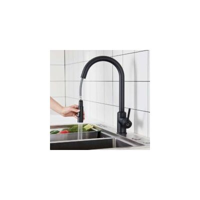 OEM Grifo Mezclador De Cocina Con Rociador Extraíble - Negro - Grifo Mezclador De Acero Inoxidable Giratorio 360° Para Fregadero - 2 Modos De Salida De Agua - Crezuo OEM Grifo Mezclador De Cocina Con Rociador Extraíble - Negro - Grifo Mezclador De Acero Inoxidable Giratorio 360° Para Fregadero - 2 Modos De Salida De Agua - Crezuo