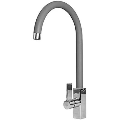 Grifo de Cocina Elleci Titanio - Una Manija, Caño Giratorio, Monoblock Grifo de Cocina Elleci Titanio - Una Manija, Caño Giratorio, Monoblock