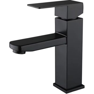 OEM Grifo Monomando De Acero Inoxidable Negro Para Lavabo, Agua Fría Y Caliente, Grifo De Fregadero Negro, Grifo Mezclador De Baño Negro (sin Suministro De Agua) - Grifo Para Lavabo Sobre Encimera OEM Grifo Monomando De Acero Inoxidable Negro Para Lavabo, Agua Fría Y Caliente, Grifo De Fregadero Negro, Grifo Mezclador De Baño Negro (sin Suministro De Agua) - Grifo Para Lavabo Sobre Encimera