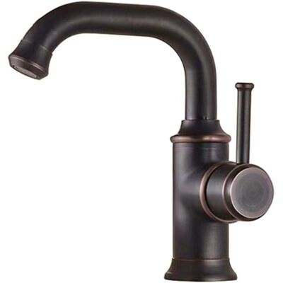 OEM Grifo Monomando Negro De Un Solo Orificio Para Lavabo Con Caño Giratorio Y Control Único – Montaje Sobre Encimera, Acabado Mate, Altura Reducida OEM Grifo Monomando Negro De Un Solo Orificio Para Lavabo Con Caño Giratorio Y Control Único – Montaje Sobre Encimera, Acabado Mate, Altura Reducida