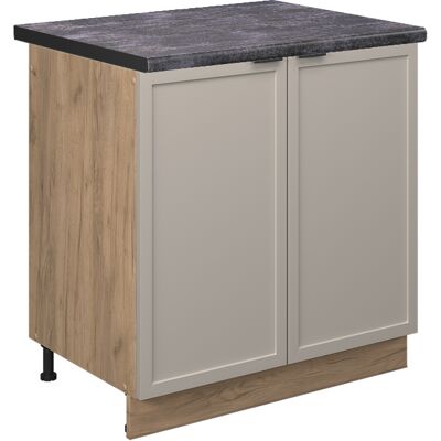 Armario bajo de cocina VICCO Fame-Line - Antracita, Beige, Madera Dourado - Armario de Cocina Armario bajo de cocina VICCO Fame-Line - Antracita, Beige, Madera Dourado - Armario de Cocina