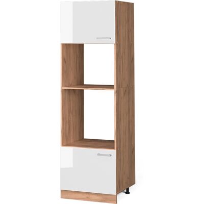 Vicco - Armario Para Microondas R-line, Blanco Alto Brillo, 60 Cm Vicco - Armario Para Microondas R-line, Blanco Alto Brillo, 60 Cm