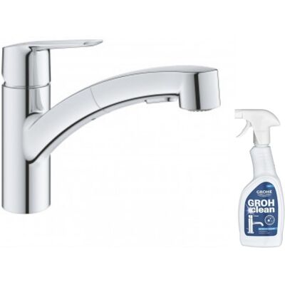 Grifo de Cocina Grohe Chrome con Rociador Extraíble - Garantía 5 Años Grifo de Cocina Grohe Chrome con Rociador Extraíble - Garantía 5 Años