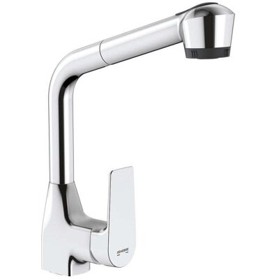 Genebre - Monomando Fregadero Extraible Koral Cromo - 64206 32 45 66 Genebre - Monomando Fregadero Extraible Koral Cromo - 64206 32 45 66