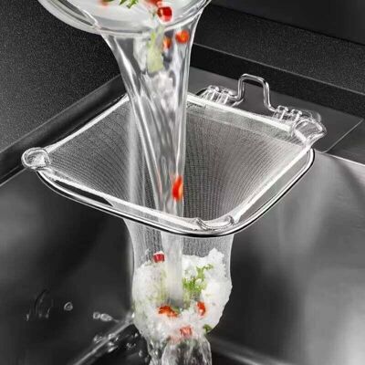 OEM Colador De Desagüe De Esquina Para Fregadero, Filtro Recolector De Residuos De Alimentos De Cocina De Acero Inoxidable, Cesta Coladora De Desagüe Para Fregadero Para Residuos De Alimentos Con Malla, 1 OEM Colador De Desagüe De Esquina Para Fregadero, Filtro Recolector De Residuos De Alimentos De Cocina De Acero Inoxidable, Cesta Coladora De Desagüe Para Fregadero Para Residuos De Alimentos Con Malla, 1
