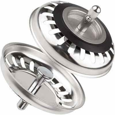 OEM Cesta De Drenaje Clásica De 79,3 Mm De Diámetro, Juego De 2 Tapones Para Fregadero De Cocina De Acero Inoxidable, Filtro Universal Para Fregadero De Cocina, Tapón De Drenaje Antibloqueo De Acero Inoxi OEM Cesta De Drenaje Clásica De 79,3 Mm De Diámetro, Juego De 2 Tapones Para Fregadero De Cocina De Acero Inoxidable, Filtro Universal Para Fregadero De Cocina, Tapón De Drenaje Antibloqueo De Acero Inoxi