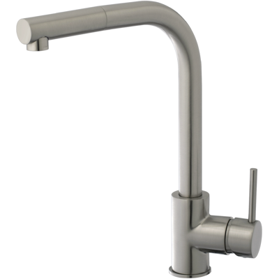 Essebagno Kiwo Mezclador Para Fregadero Con Ducha Extraíble, Estilo Acero Inoxidable Essebagno Kiwo Mezclador Para Fregadero Con Ducha Extraíble, Estilo Acero Inoxidable
