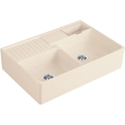 Fregadero Doble de Cerámica Marfil Villeroy & Boch - Fregadero de Cocina Fregadero Doble de Cerámica Marfil Villeroy & Boch - Fregadero de Cocina