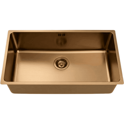 Essebagno Inoxa Fregadero 1 Cubeta Grande 76x44 En Acero Inoxidable Cobre Cepillado Essebagno Inoxa Fregadero 1 Cubeta Grande 76x44 En Acero Inoxidable Cobre Cepillado