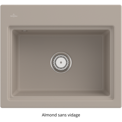 Villeroy & Boch - Villeroy & Boch - Fregadero Subway Style 60 S Almendra Cerámica - Fregadero Villeroy & Boch - Villeroy & Boch - Fregadero Subway Style 60 S Almendra Cerámica - Fregadero