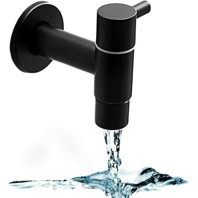 OEM Grifo Negro De Pared, Grifo De Acero Inoxidable Negro, Grifos De Agua Fría De Pared, Grifo Para Fregona, Para Baños, Fregaderos, Lavanderías, Cocinas, Jardines OEM Grifo Negro De Pared, Grifo De Acero Inoxidable Negro, Grifos De Agua Fría De Pared, Grifo Para Fregona, Para Baños, Fregaderos, Lavanderías, Cocinas, Jardines