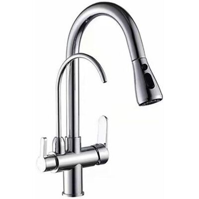 OEM Grifo Mezclador De Cocina, Mezclador Deslizante De Latón Para Fregadero, Para Agua Fría Y Caliente Con Grifo Para Agua Potable -crezuo OEM Grifo Mezclador De Cocina, Mezclador Deslizante De Latón Para Fregadero, Para Agua Fría Y Caliente Con Grifo Para Agua Potable -crezuo