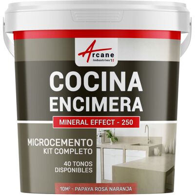 ARCANE INDUSTRIES Microcemento Cocina: Para Encimera Y Suelo De La Cocina ARCANE INDUSTRIES Microcemento Cocina: Para Encimera Y Suelo De La Cocina