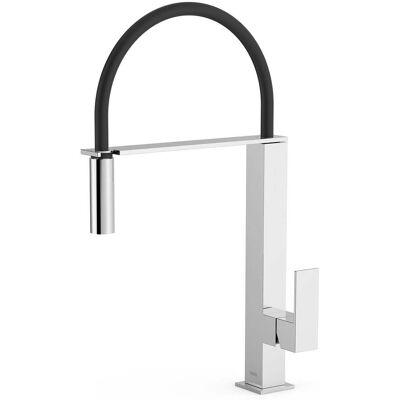 Grifería Tres 00648701 Grifo de Cocina - Caño Flexible, Cromo Grifería Tres 00648701 Grifo de Cocina - Caño Flexible, Cromo