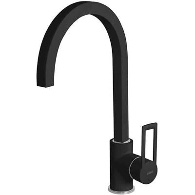 Grifo Monomando Elleci Con Caño Giratorio Bridge Mkkbri86 Acabado K86 Negro Grifo Monomando Elleci Con Caño Giratorio Bridge Mkkbri86 Acabado K86 Negro