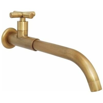 OEM Grifo Mural De Latón Para Agua Fría, Grifo De Jardín Largo De Estilo Antiguo, Grifo Mezclador Giratorio De 360° Con Manija En Cruz Para Fregadero De Cocina, Fregona, Fregadero, Cepillo. OEM Grifo Mural De Latón Para Agua Fría, Grifo De Jardín Largo De Estilo Antiguo, Grifo Mezclador Giratorio De 360° Con Manija En Cruz Para Fregadero De Cocina, Fregona, Fregadero, Cepillo.