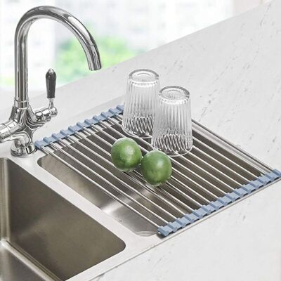 OEM Escurridor De Platos Enrollable De Acero Inoxidable Para El Fregadero: Escurridor Plegable Que Ahorra Espacio Para Una Organización Óptima De La Cocina - Crezuo OEM Escurridor De Platos Enrollable De Acero Inoxidable Para El Fregadero: Escurridor Plegable Que Ahorra Espacio Para Una Organización Óptima De La Cocina - Crezuo