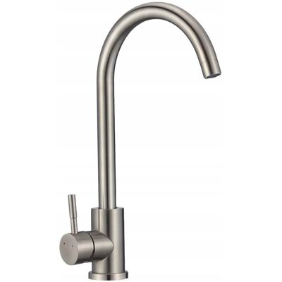 OEM Grifo Monomando Giratorio De Acero Cepillado Para Fregadero De Cocina Boco OEM Grifo Monomando Giratorio De Acero Cepillado Para Fregadero De Cocina Boco
