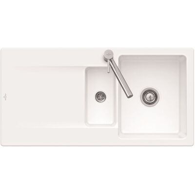 Fregadero de Cocina Villeroy & Boch Siluet - Resistente a Impactos, Con Desagüe Automático Fregadero de Cocina Villeroy & Boch Siluet - Resistente a Impactos, Con Desagüe Automático