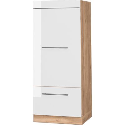 Vicco - Armario Para Microondas Fame-line, Blanco Alto Brillo, 60 Cm Vicco - Armario Para Microondas Fame-line, Blanco Alto Brillo, 60 Cm