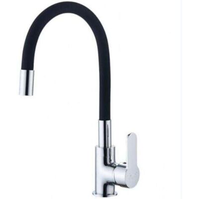 OEM Grifo De Cocina Flexible Con Caño Giratorio Alto, Grifo Mezclador De Fregadero Flexible Negro De Giro Libre Para Agua Fría Y Caliente. OEM Grifo De Cocina Flexible Con Caño Giratorio Alto, Grifo Mezclador De Fregadero Flexible Negro De Giro Libre Para Agua Fría Y Caliente.