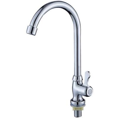 OEM Grifo Vertical Giratorio Universal Con Cuello Largo Para Fregaderos Y Lavabos De Cocina Con Un Solo Chorro De Agua Fría. OEM Grifo Vertical Giratorio Universal Con Cuello Largo Para Fregaderos Y Lavabos De Cocina Con Un Solo Chorro De Agua Fría.