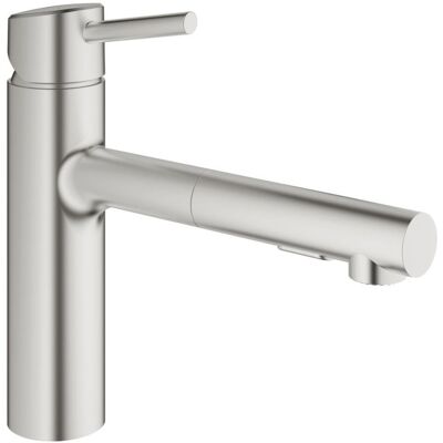 Grohe Concetto Mezclador Monomando De Fregadero, Supersteel (30273dc1) Grohe Concetto Mezclador Monomando De Fregadero, Supersteel (30273dc1)